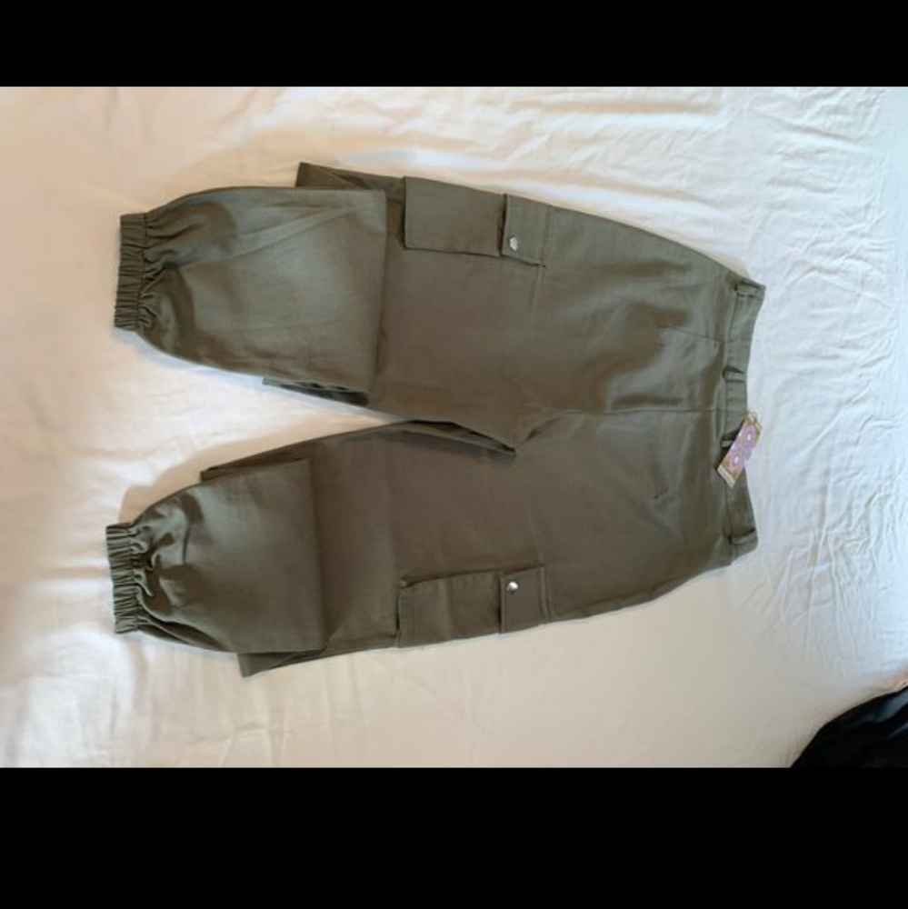 High waisted cargos